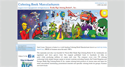 Desktop Screenshot of coloringbookmanufacturers.com